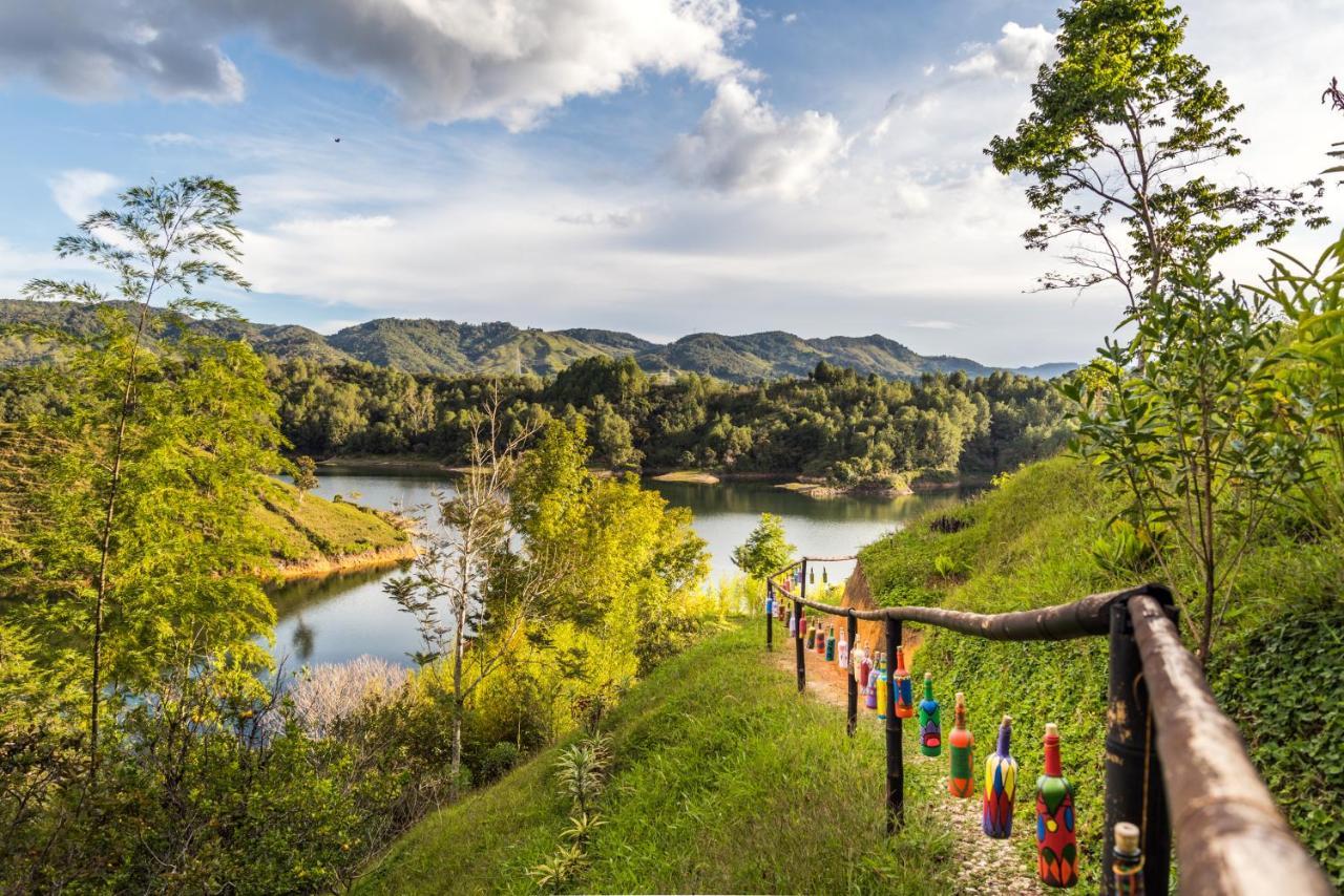 Casa Encuentro Ecolodge, Outdoor Gym And Yoga Guatapé Buitenkant foto